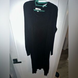 Sweater Dress and Cardigan Set